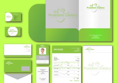 Praadom Dietary Brand Identity Design