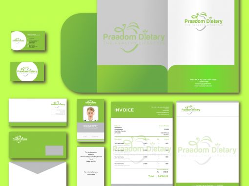 Praadom Dietary Brand Identity Design