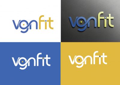 VgnFit Minimalist Typography Logo