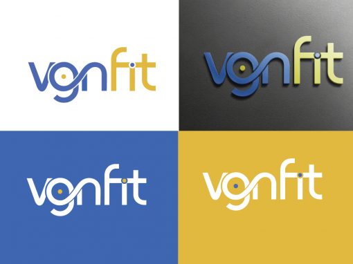 VgnFit Minimalist Typography Logo
